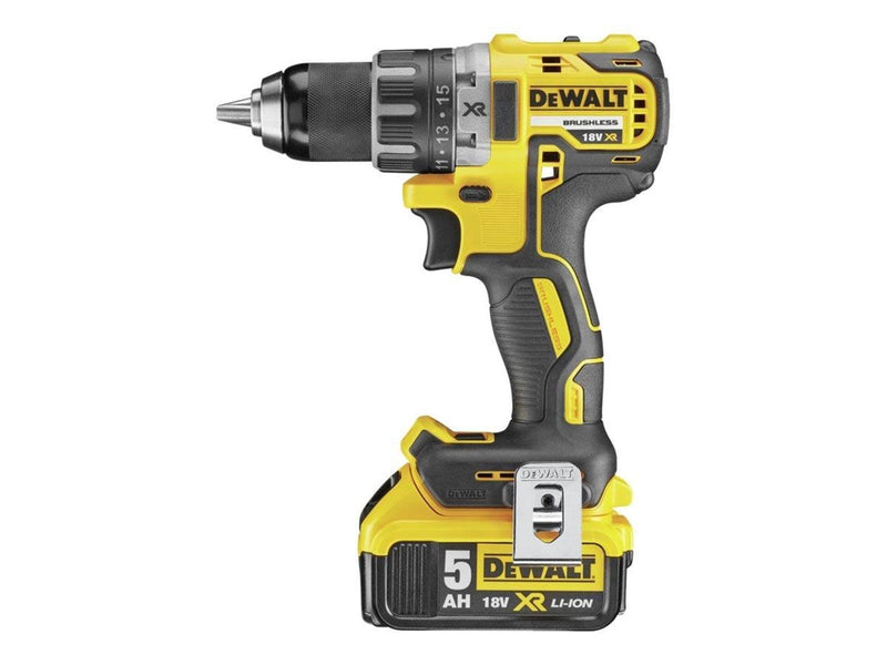 Dewalt 18V XR Brushless Compact Drill Driver - 2 x 5Ah