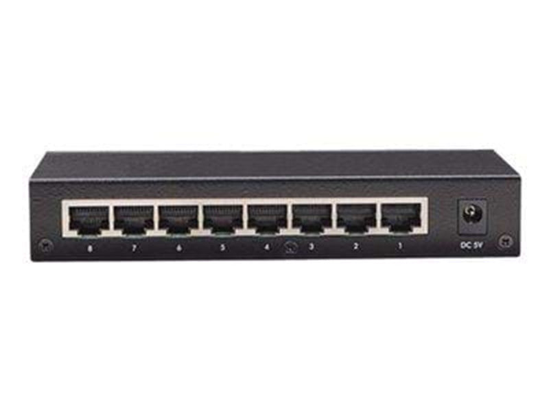 IC INTRACOM 8Port 10/100 Netzwerk Switch