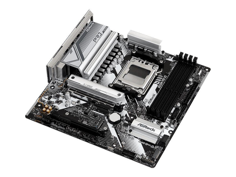 ASRock B650M PRO RS Mainboard - AMD B650 - AMD AM5 socket - DDR5 RAM - Micro-ATX