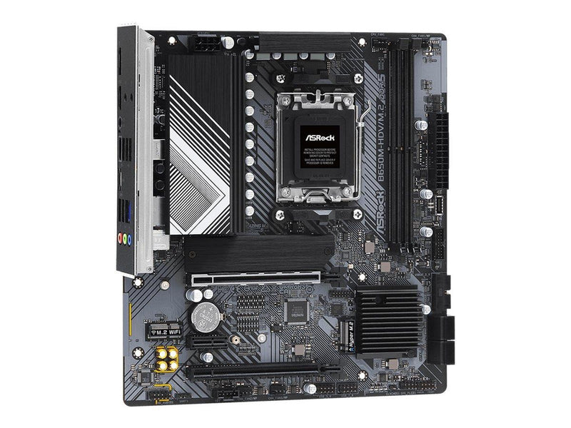 ASRock B650M-HDV/M.2 Mainboard - AMD B650 - AMD AM5 socket - DDR5 RAM - Micro-ATX