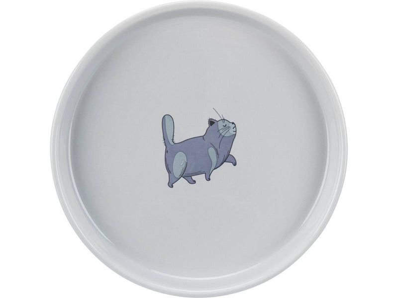 Trixie Ceramic bowl cat 0.6 l/ø 23 cm grey