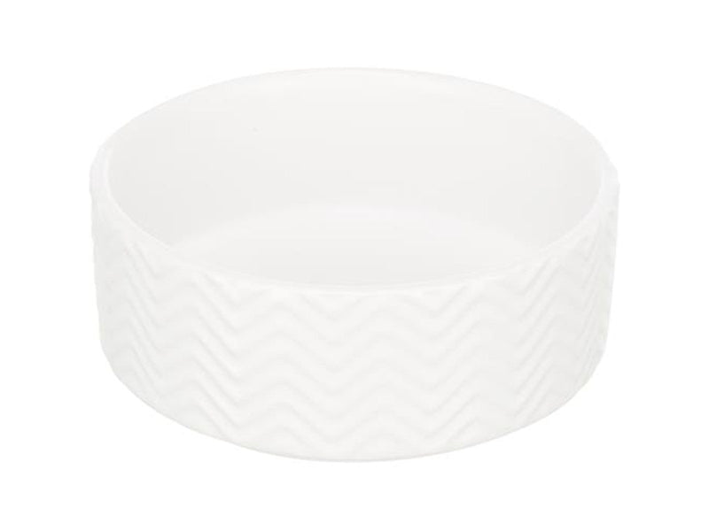Trixie Ceramic Bowl dog 0.4 l/ø 13 cm white