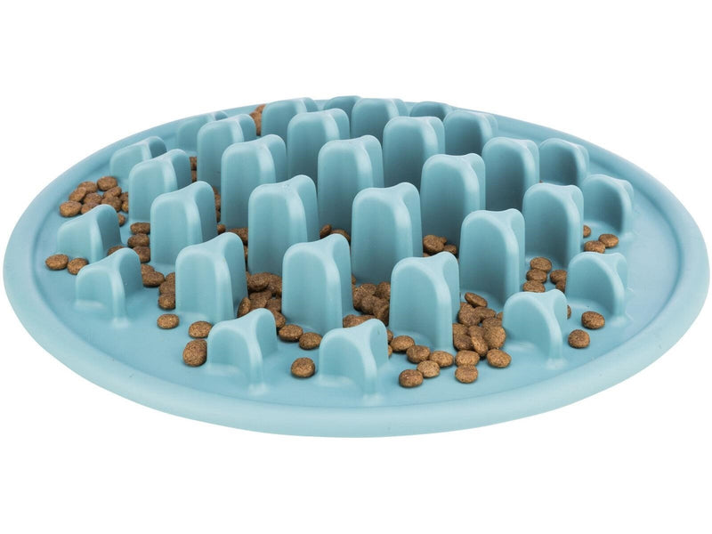 Trixie Slow Feeding Food Mat Pillars ø 35 cm blue