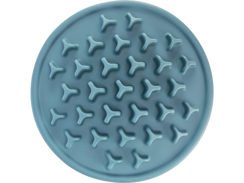 Trixie Slow Feeding Food Mat Pillars ø 35 cm blue