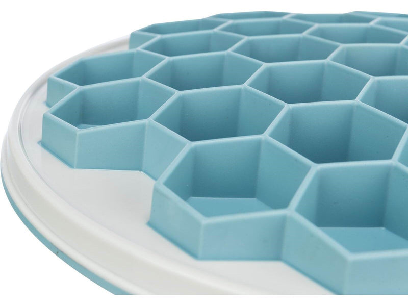 Trixie Slow Feeding Food Plate Hive ø 30 cm. grey/blue