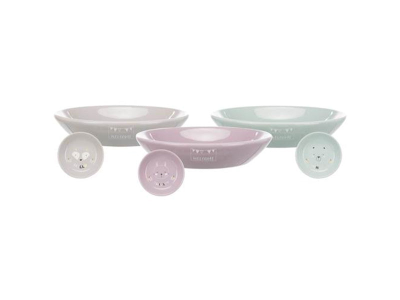 Trixie Junior Ceramic Bowl 0.2 l/ø 14 cm assorted colours