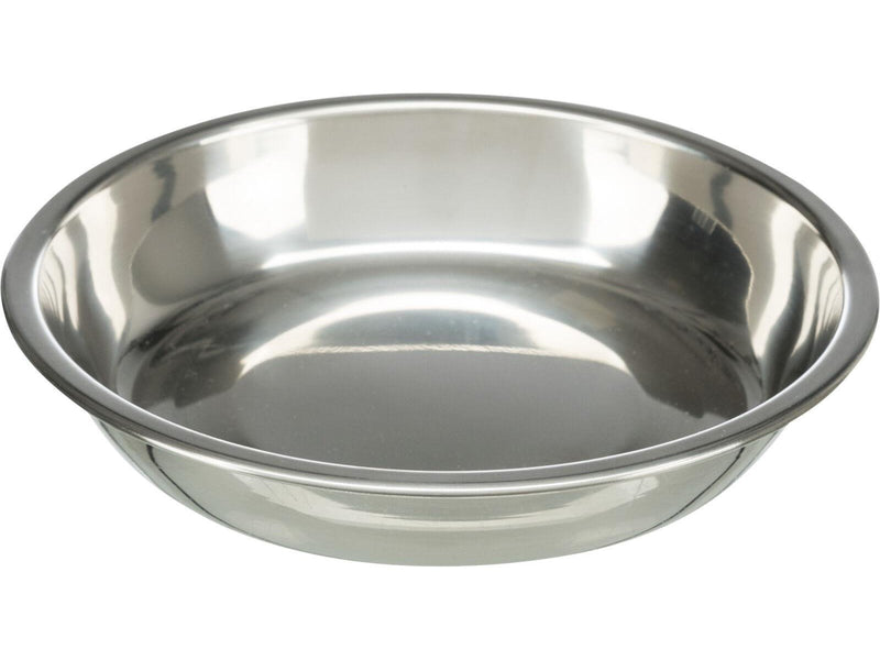 Trixie Bowl Set melamine/stainless steel 2x0.2 l/ø13cm/27x3x14cm