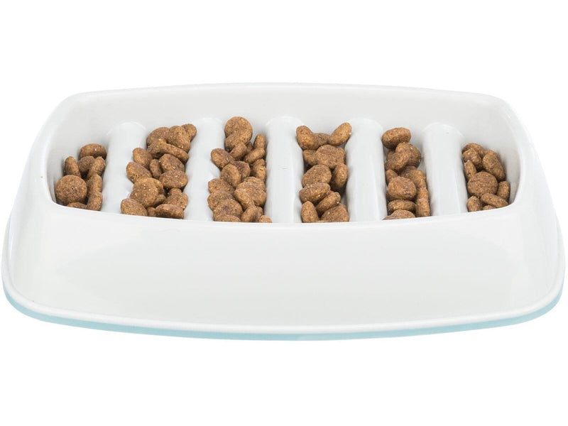 Trixie Slow Feeding Plastic Bowl 0.25 l/21 × 14 cm.