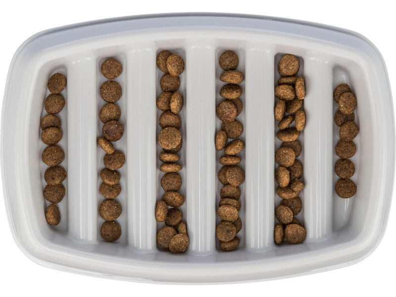 Trixie Slow Feeding Plastic Bowl 0.25 l/21 × 14 cm.