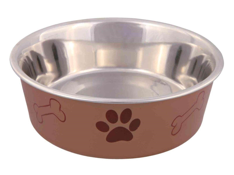 Trixie Stainless Steel Bowl 0.4 l/ø 14 cm assorted colours