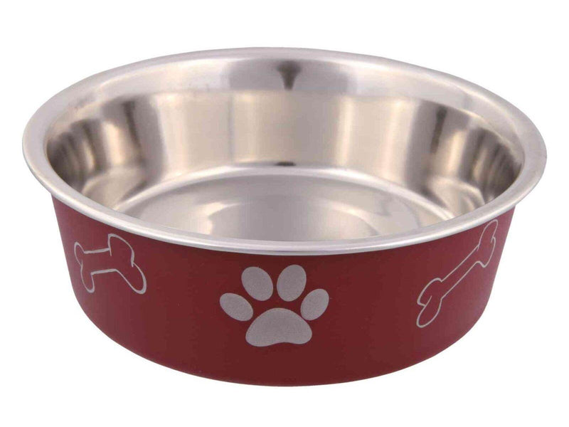 Trixie Stainless Steel Bowl 0.4 l/ø 14 cm assorted colours