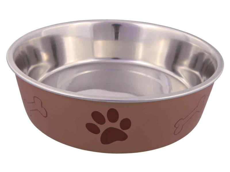 Trixie Stainless Steel Bowl 1.4 l/ø 21 cm assorted colours