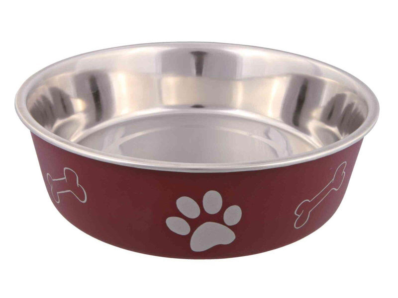 Trixie Stainless Steel Bowl 1.4 l/ø 21 cm assorted colours