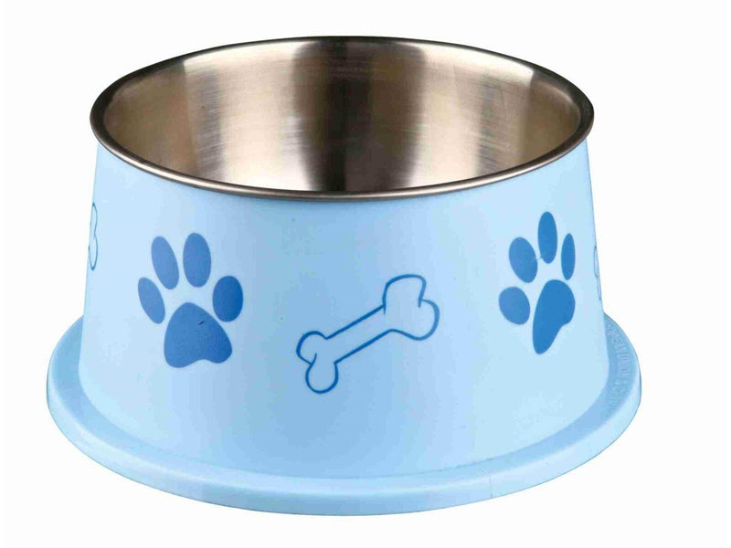 Trixie Long-Ear Bowl Stainless Steel/Plastic 0.9 l/ø 15 cm assorted colours