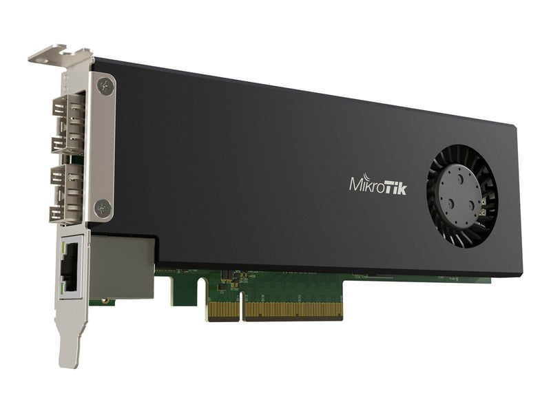 MikroTik CCR2004-1G-2XS-PCIE - expansion module - PCIe - Gigabit Ethernet x 1 + 25 Gigabit SFP28 x 2