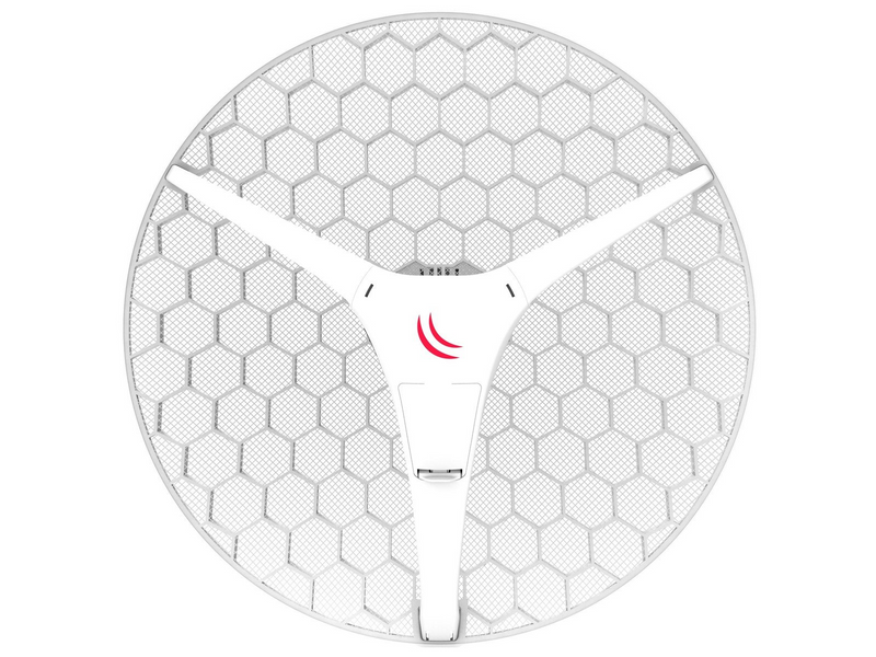 MikroTik LHG XL 5 ac (4-Pack) Dual chain Long Range 27dBi 5GHz CPE/Point-to-Point Integrated Antenna with AC support and Gigabit