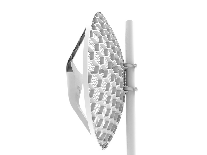 MikroTik LHG XL 5 ac (4-Pack) Dual chain Long Range 27dBi 5GHz CPE/Point-to-Point Integrated Antenna with AC support and Gigabit