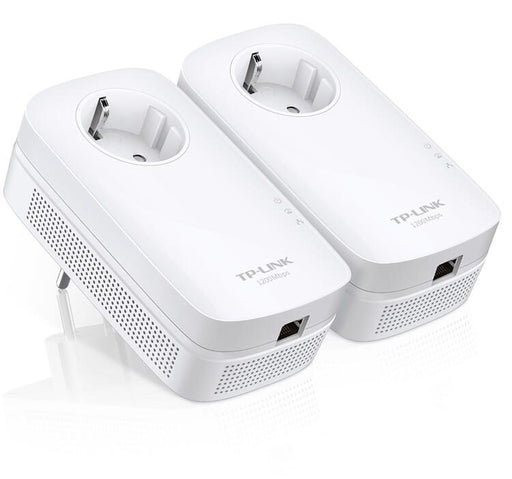TP-LINK TL-PA8010PKIT AV1200 Gigabit Powerline Starterkit mit Frontsteckdose