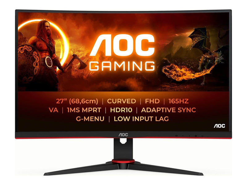 27" AOC Gaming C27G2E/BK - 1920x1080 - 165Hz - VA