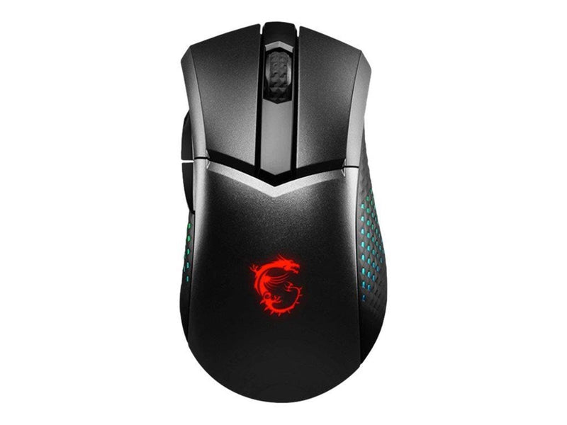 MSI Clutch GM51 - mouse - USB Bluetooth 2.4 GHz - Maus (Schwarz)