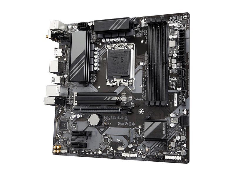 GIGABYTE B760M DS3H AX Mainboard - Intel B760 - Intel LGA1700 socket - DDR5 RAM - Micro-ATX