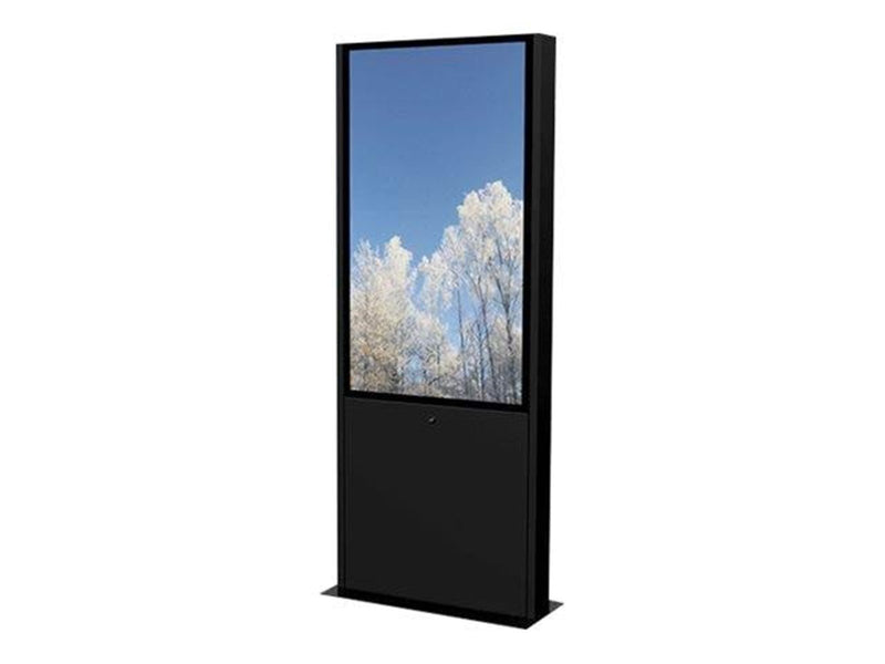 HI-ND Outdoor Totem 55" - stand - for LED display - black 55"