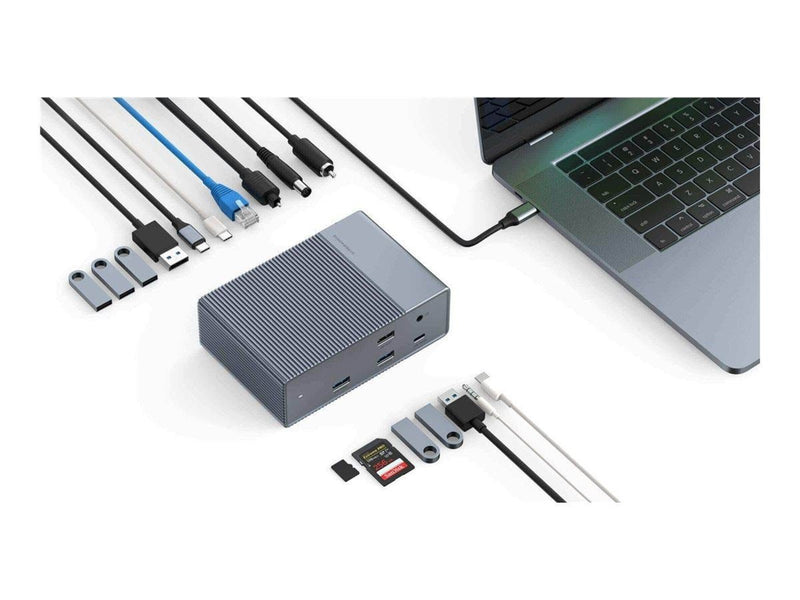 Targus HyperDrive GEN2 - docking station - Thunderbolt 3 - DP Thunderbolt - GigE