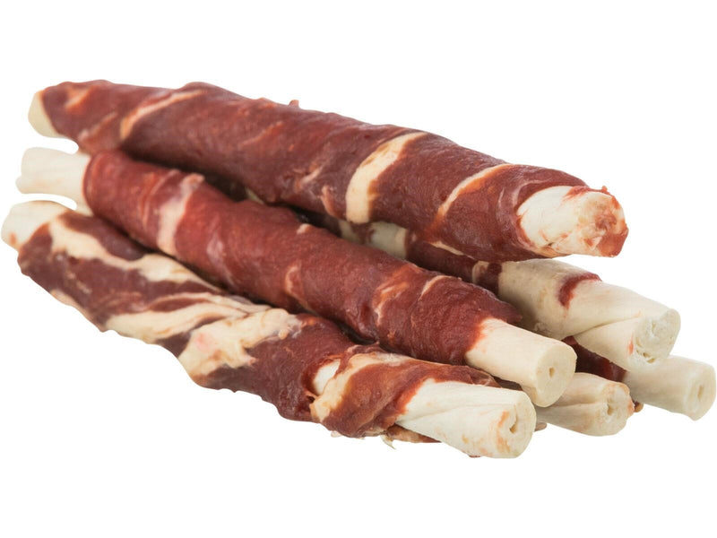 Trixie Denta Fun Marbled Beef Chewing Rolls 12 cm 6 pcs