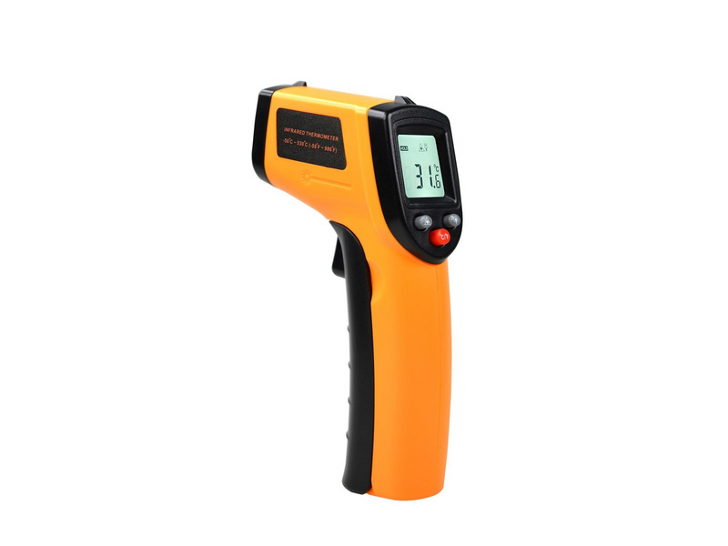 NAPOLI Infrarot-Thermometer, orange/schwarz