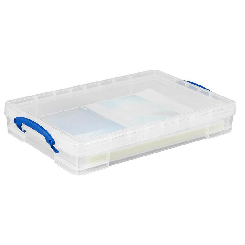 Really Useful Box Aufbewahrungsbox transparent 34,0 x 52,0 x 8,5 cm - 10 l
