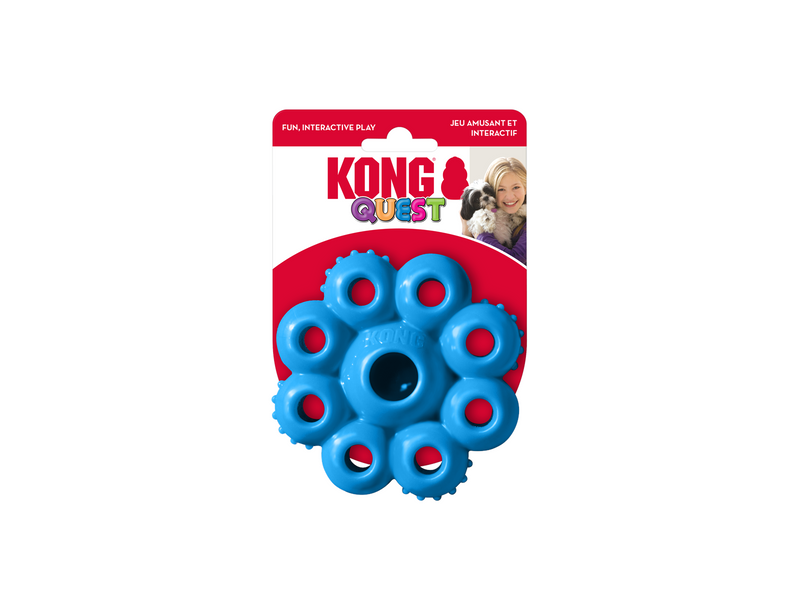 KONG Dog Toy Quest Star Pod Assorted Colors Small 11cm