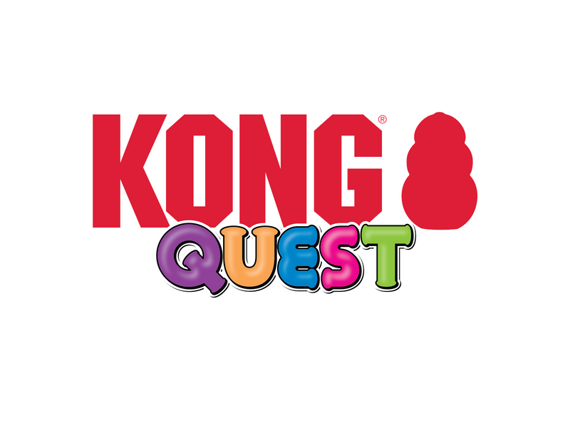 KONG Dog Toy Quest Star Pod Assorted Colors Small 11cm