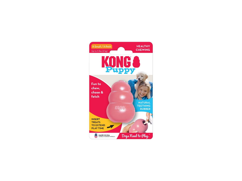 KONG Dog Toy Kong Puppy XSmall Assorted Colors (1-Pack)