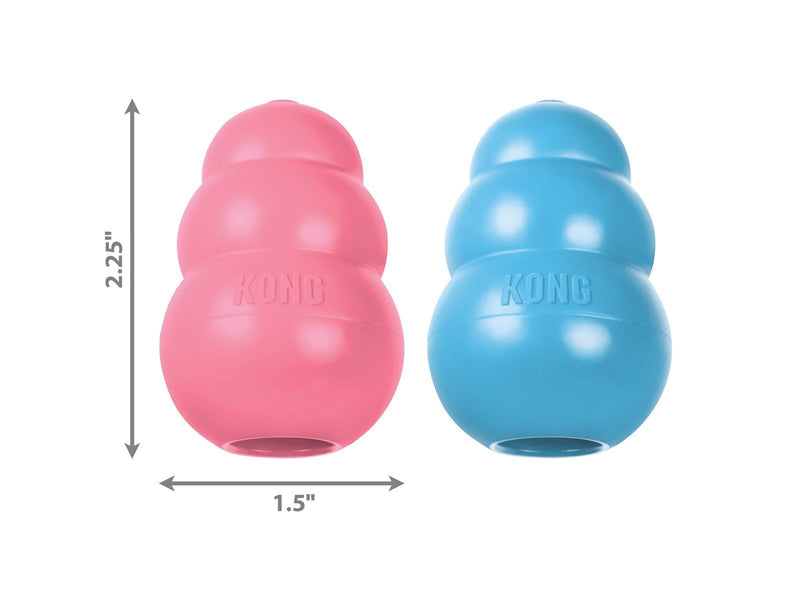 KONG Dog Toy Kong Puppy XSmall Assorted Colors (1-Pack)