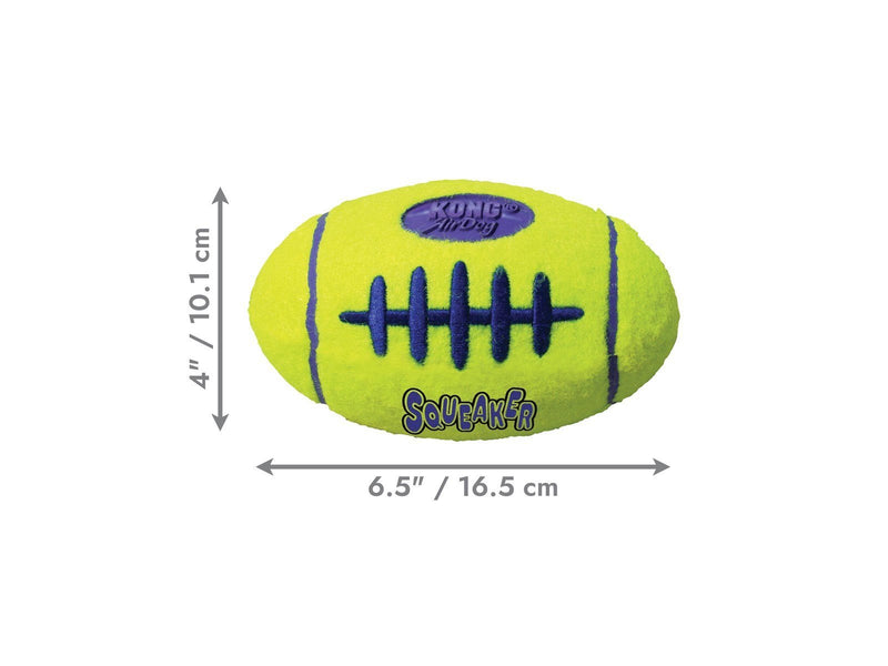 KONG Hundespielzeug AirDog Squeaker Football Large 16.5cm