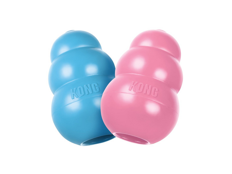 KONG Dog Toy Kong Puppy Large Assorted Colors (1-Pack)