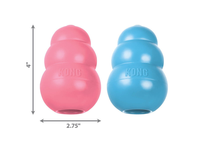 KONG Dog Toy Kong Puppy Large Assorted Colors (1-Pack)