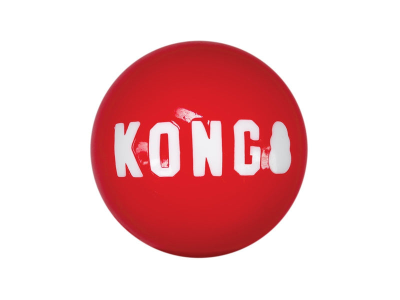 KONG Dog Toy Signature Balls Large 8cm (2-Pack)