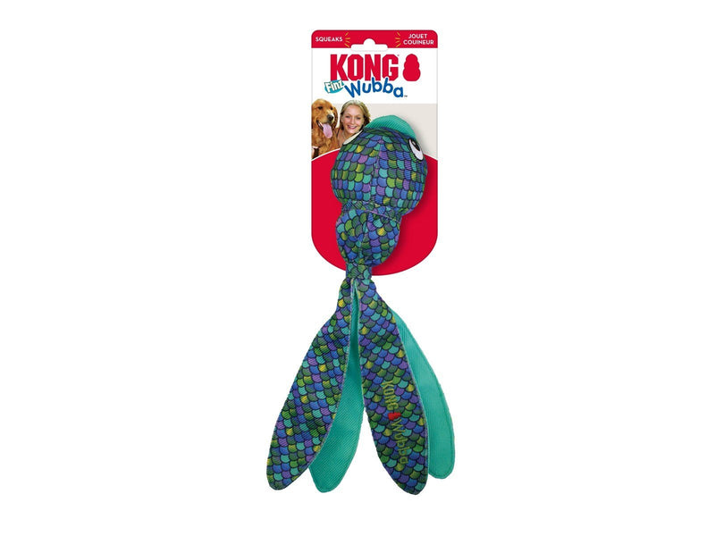 KONG Dog Toy Wubba Finz Blue Large 37x9cm