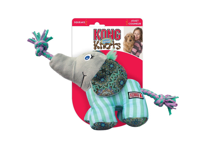 KONG Dog Toy Knots Carnival Elephant Small/Medium