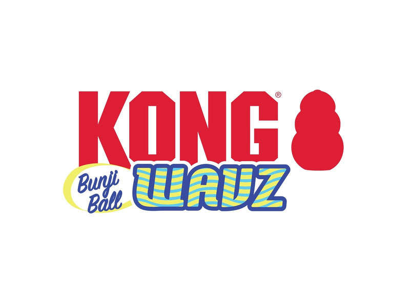 KONG Dog Toy Wavz Bunjiball Large Assorted Colors (1-Pack)