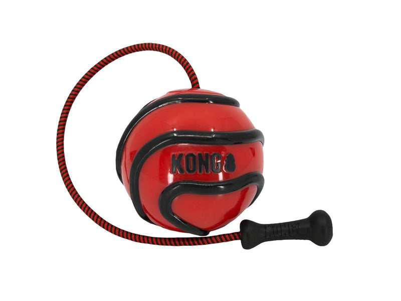 KONG Dog Toy Wavz Bunjiball Medium Assorted Colors (1-Pack)