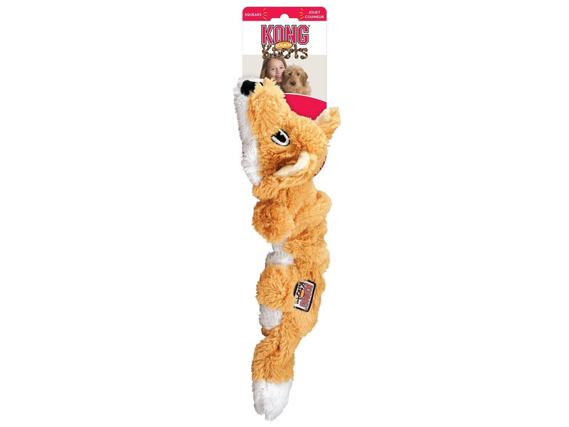 KONG Pet Toy Scrunch Knots Fox M/L 38cm