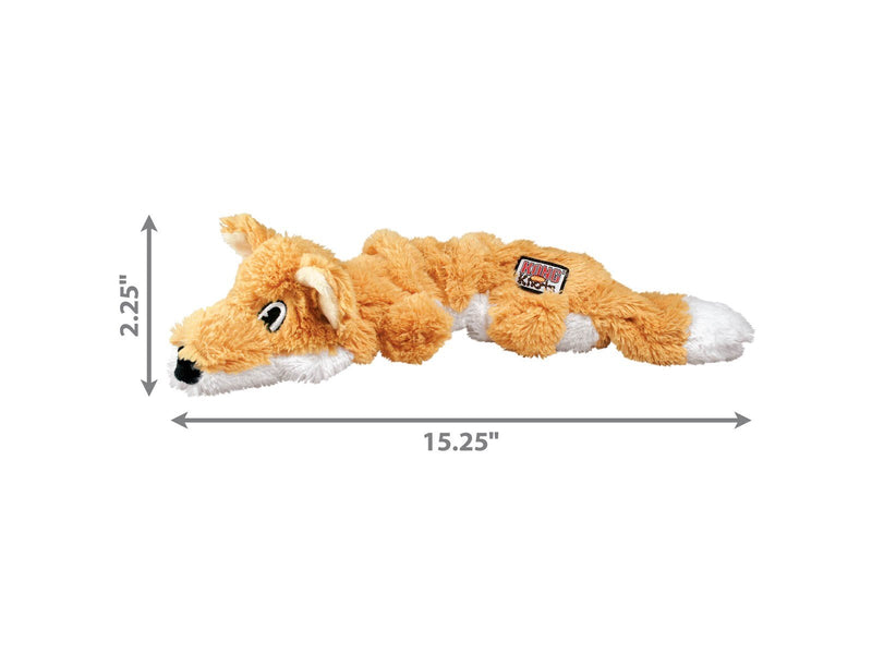 KONG Pet Toy Scrunch Knots Fox M/L 38cm