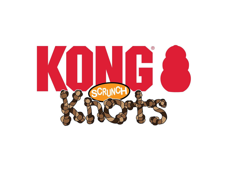 KONG Pet Toy Scrunch Knots Fox M/L 38cm