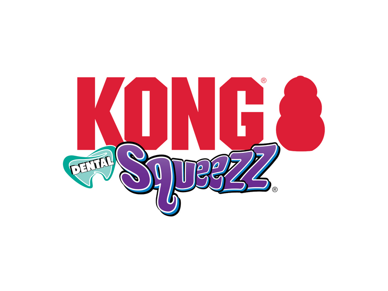 KONG Dog Toy Squeezz Dental Stick Medium 19cm