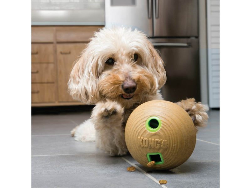 KONG Dog Toy Bamboo Feeder Dumbbell M