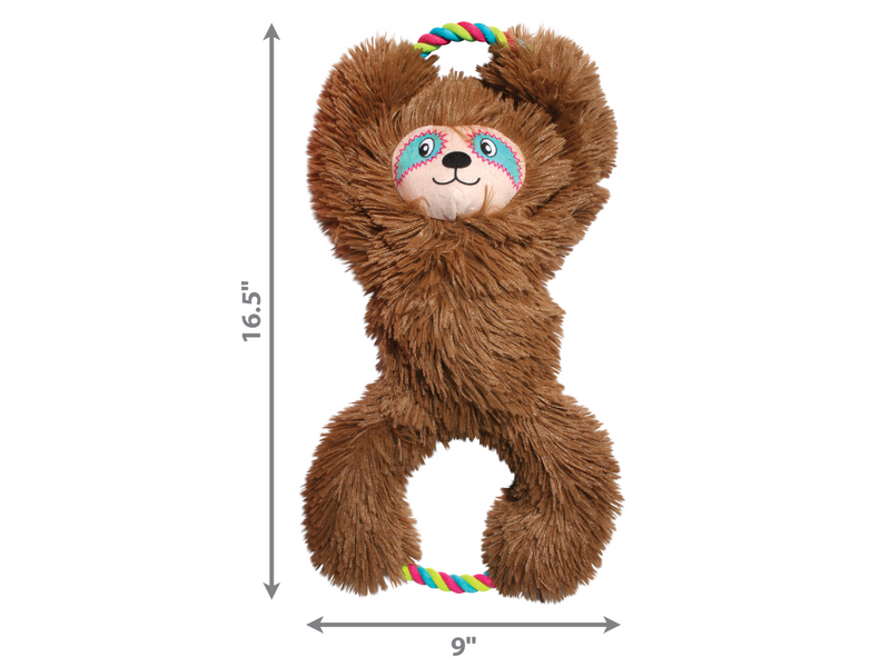 KONG Dog Toy Tuggz Sloth 42cm