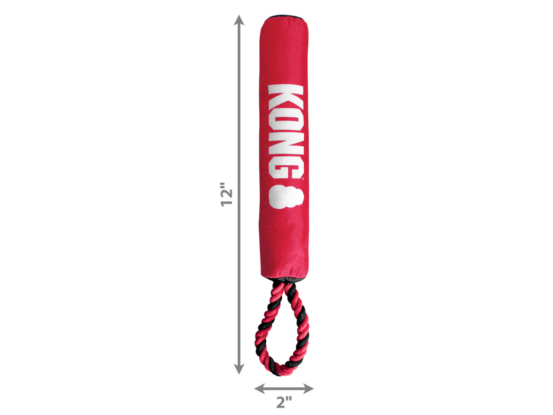 KONG Hundespielzeug Signature Stick mit Seil 30cm