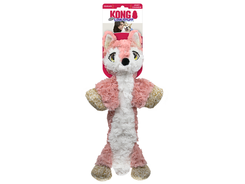 KONG Dog Toy Low Stuff Flopzie Fox 48cm